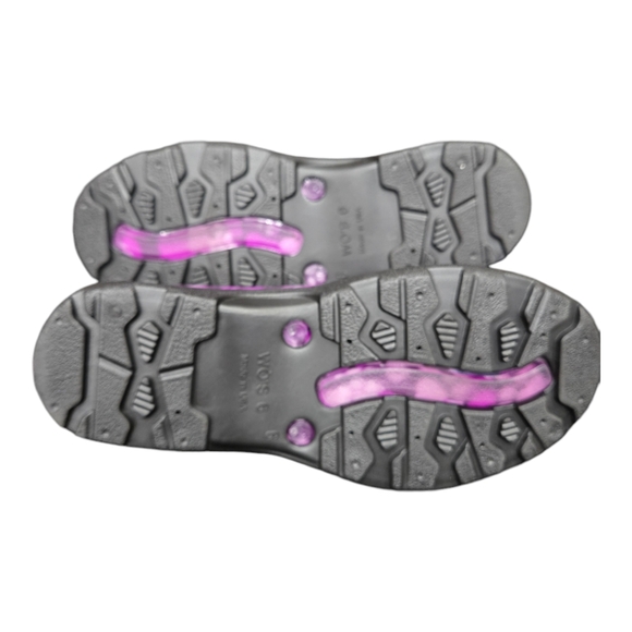 Sloggers, womens rain shoe, "purple paw" - Picture 3 of 3